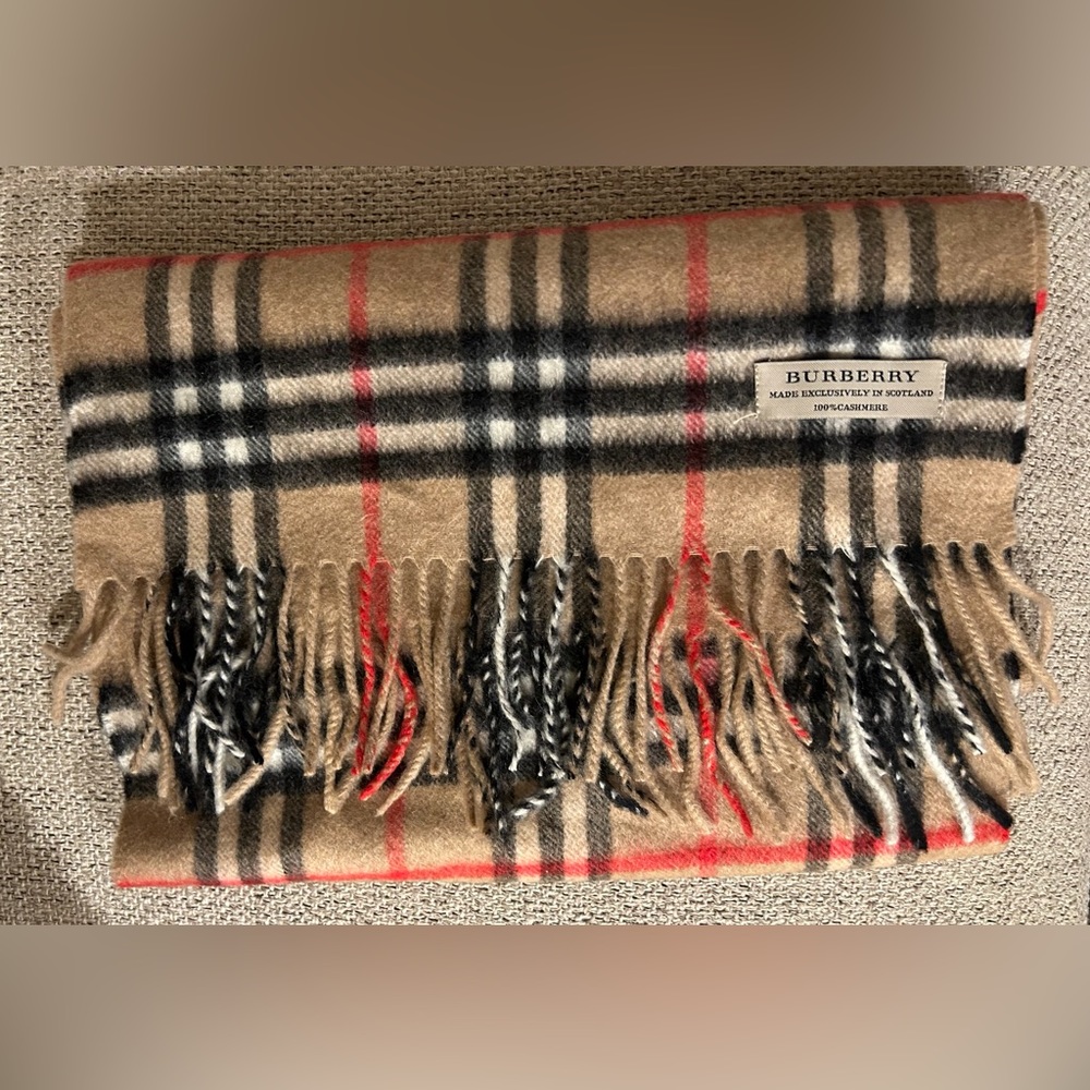Burberry Nova Check Cashmere Scarf